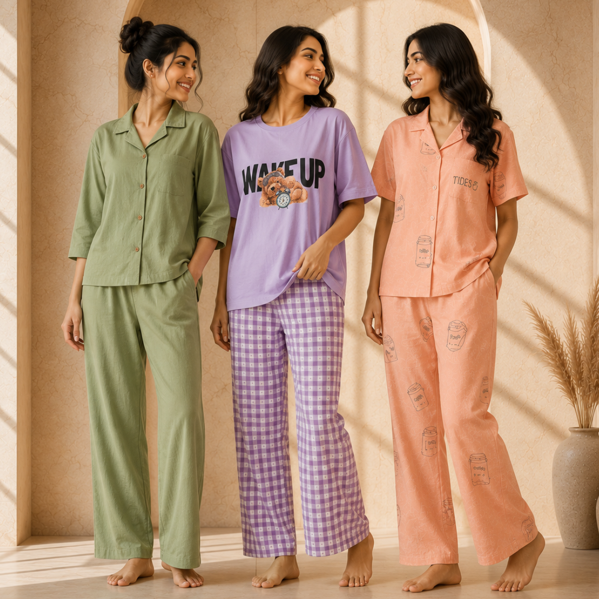 3 Women's Daily Comfort Night Suit ( S4 )