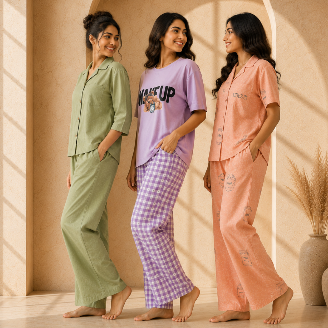 3 Women's Daily Comfort Night Suit ( S4 )