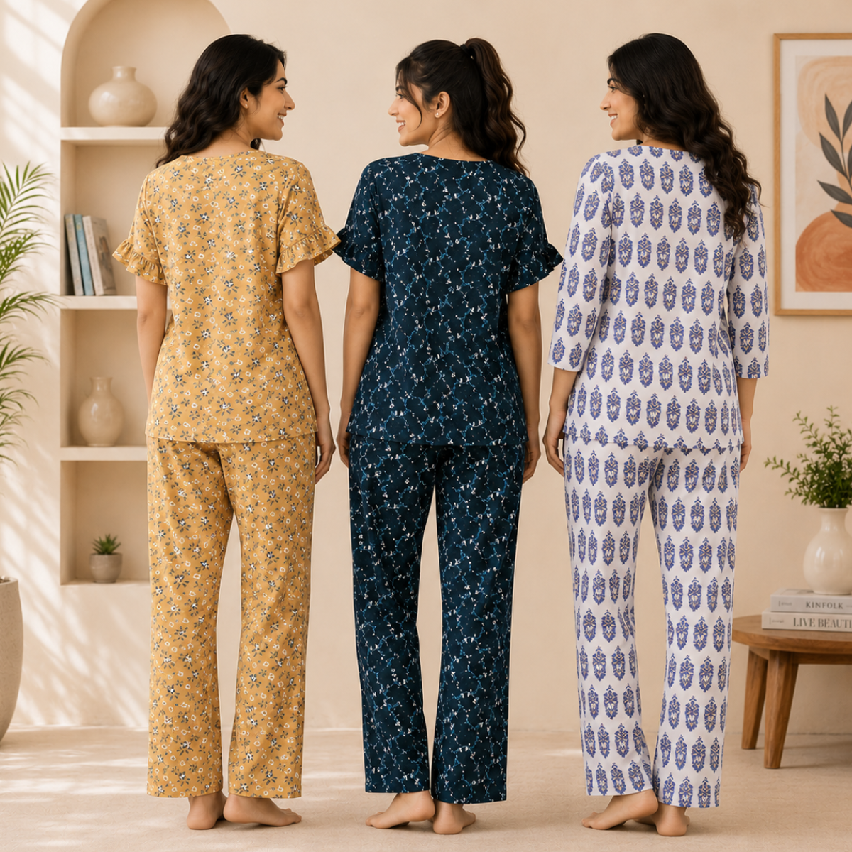 3 Combo Night Suit For Women ( N4 )