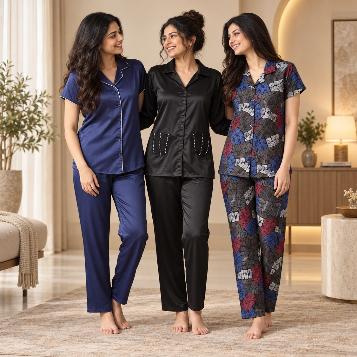 3 Women’s Relaxed Nightwear Set ( NS-4 )