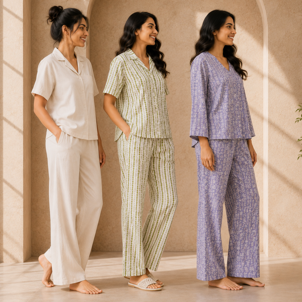 3 Women's Daily Comfort Night Suit ( S5 )