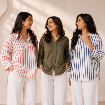 Women's Relaxed Fit Shirts ( S1 )