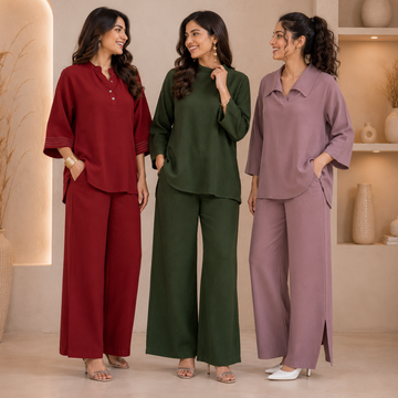 3 Combo Women's Co-Ord Sets ( C6 )