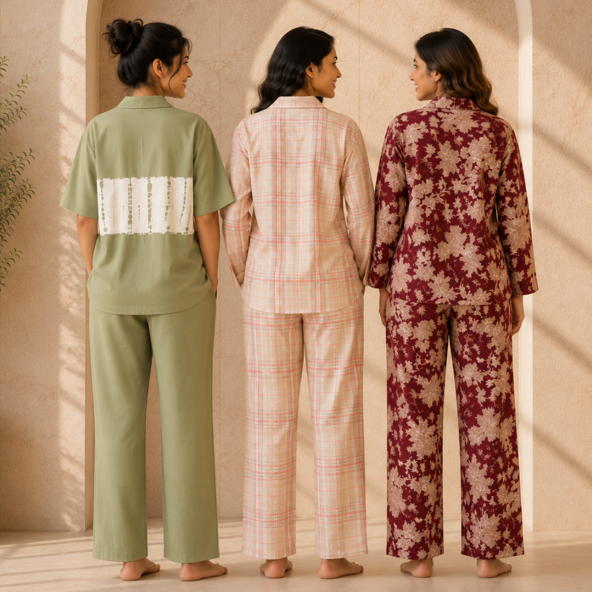 3 Women's Daily Comfort Night Suit ( S6 )