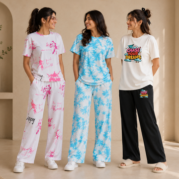3 Cotton T-Shirt With Bottom (T-7)