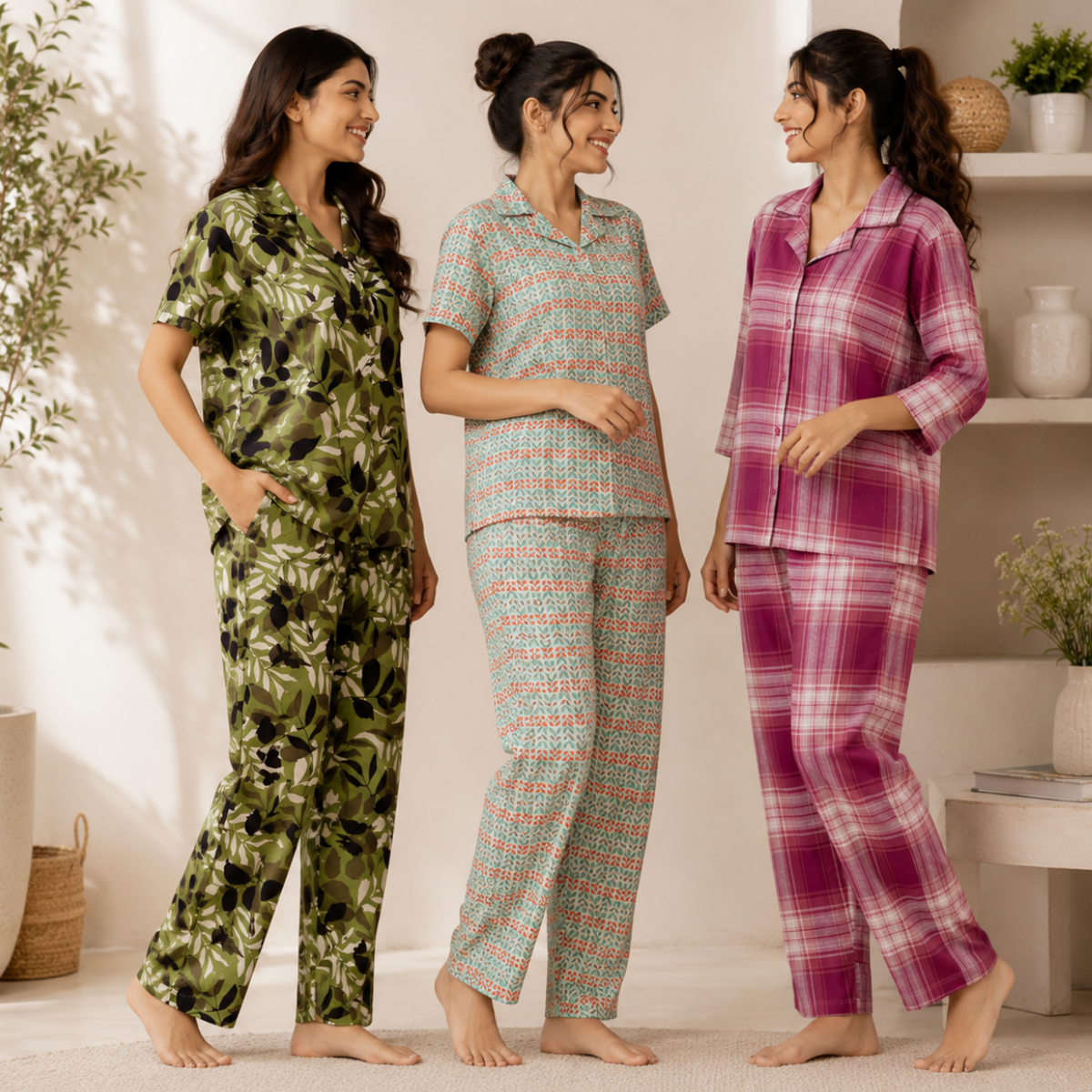 3 Combo Night Suit For Women ( N7 )