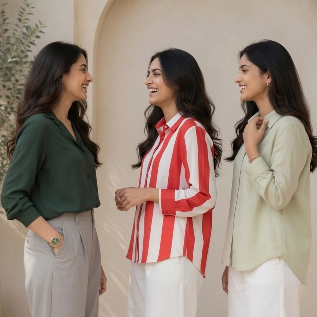 Women's Relaxed Fit Shirts ( S2 )