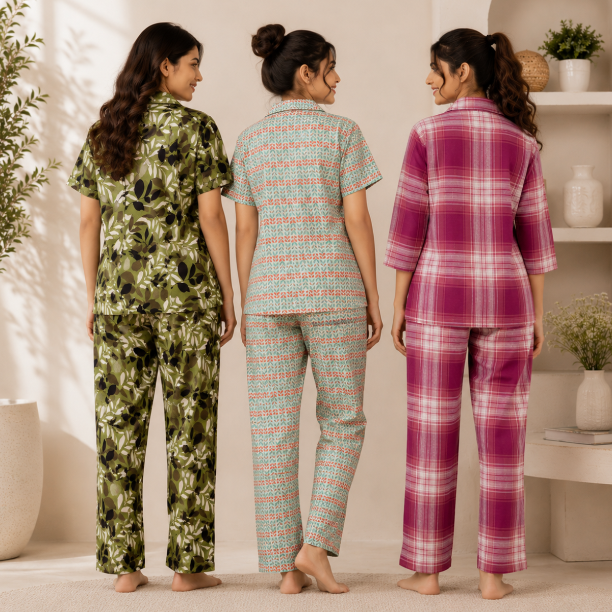 3 Combo Night Suit For Women ( N7 )