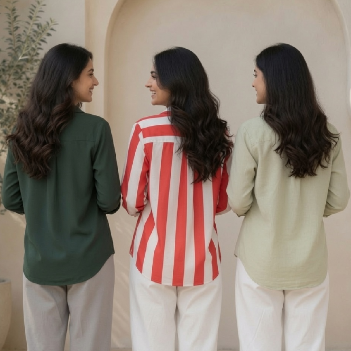 Women's Relaxed Fit Shirts ( S2 )