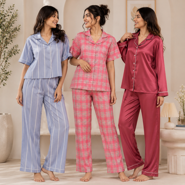 3 Combo Night Suit For Women ( N8 )