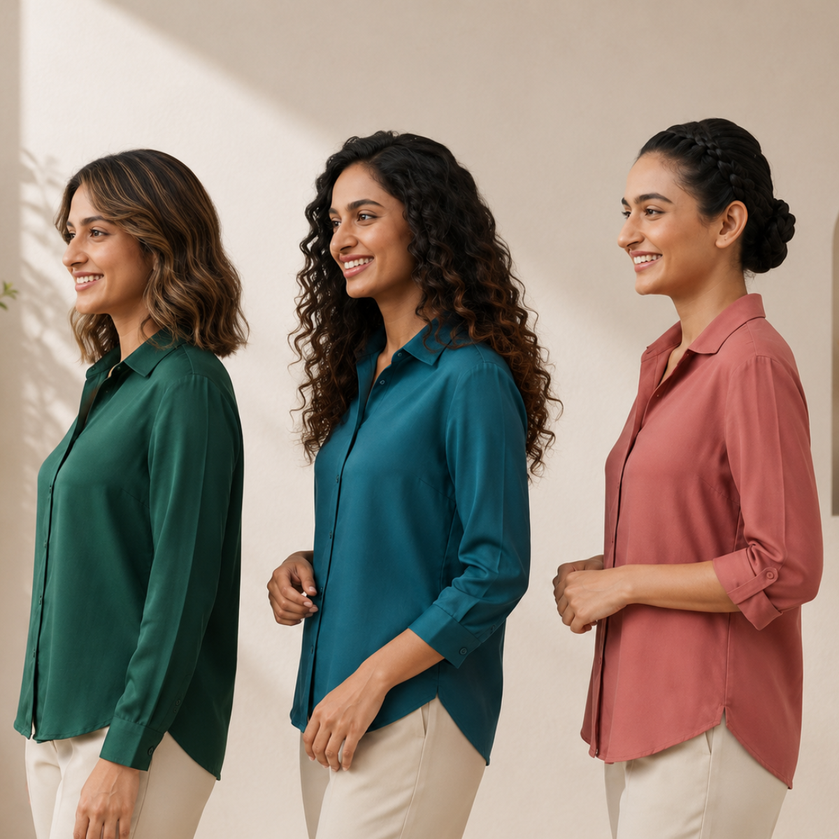 Women's Relaxed Fit Shirts ( S3 )