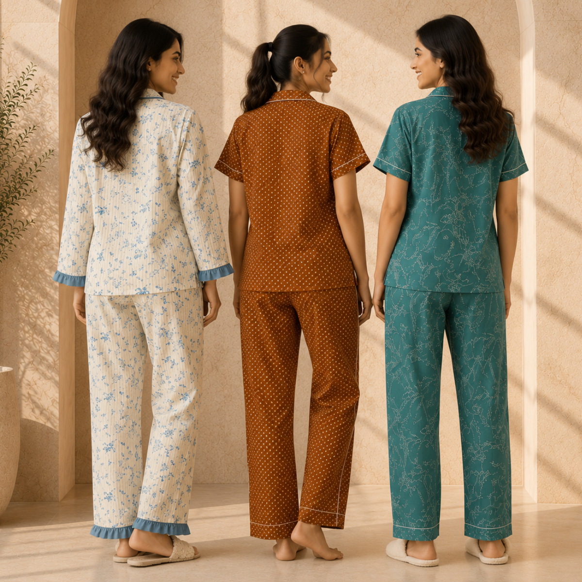 3 Women's Daily Comfort Night Suit ( S8 )