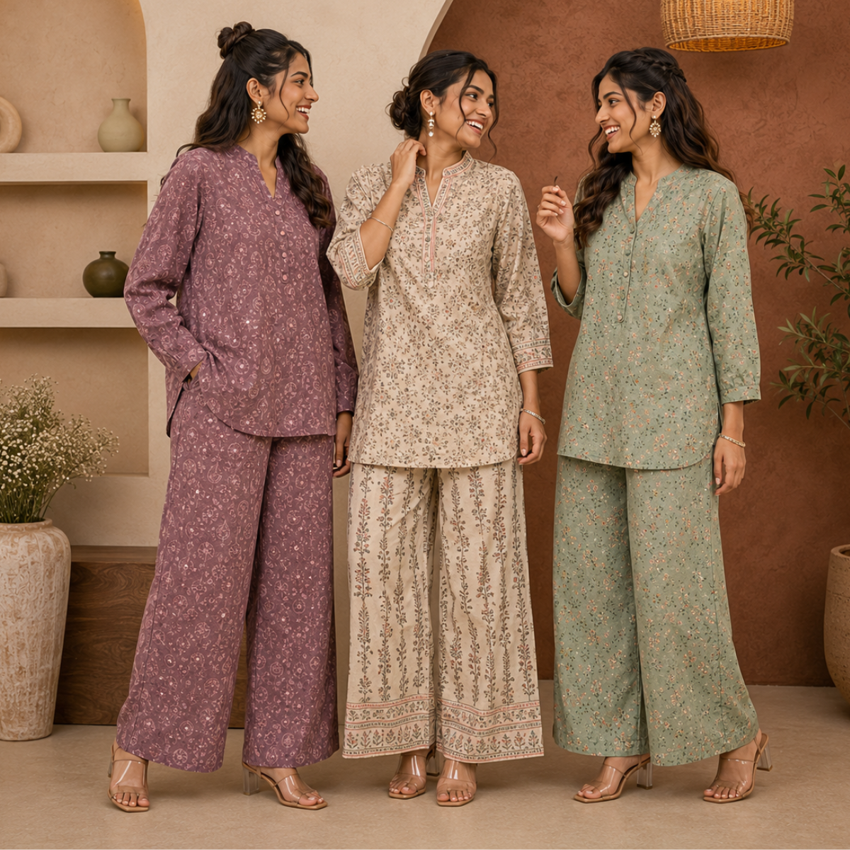 3 Combo Women's Co-Ord Sets ( C9 )