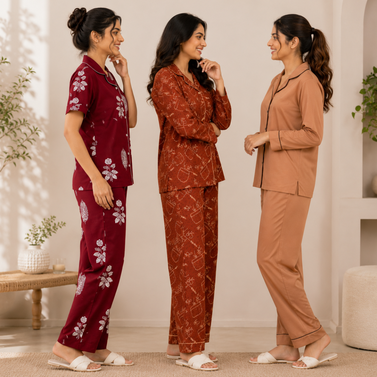 3 Combo Night Suit For Women ( N9 )