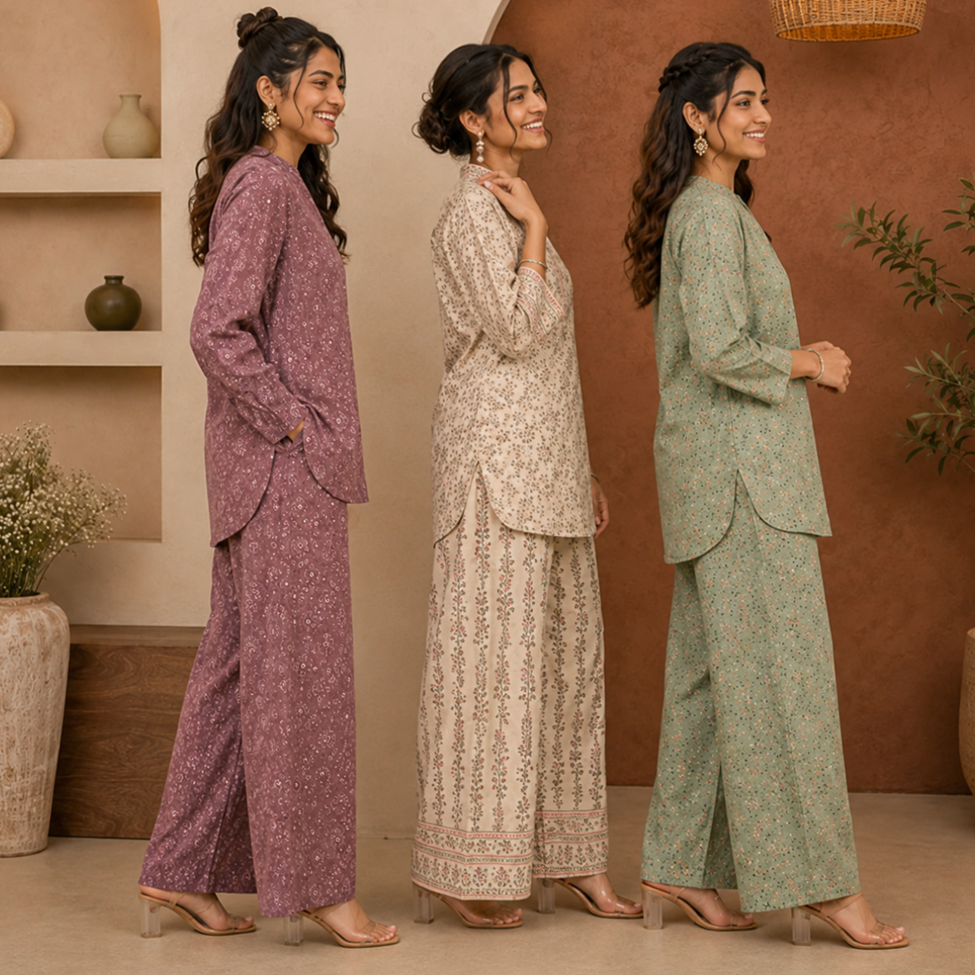 3 Combo Women's Co-Ord Sets ( C9 )