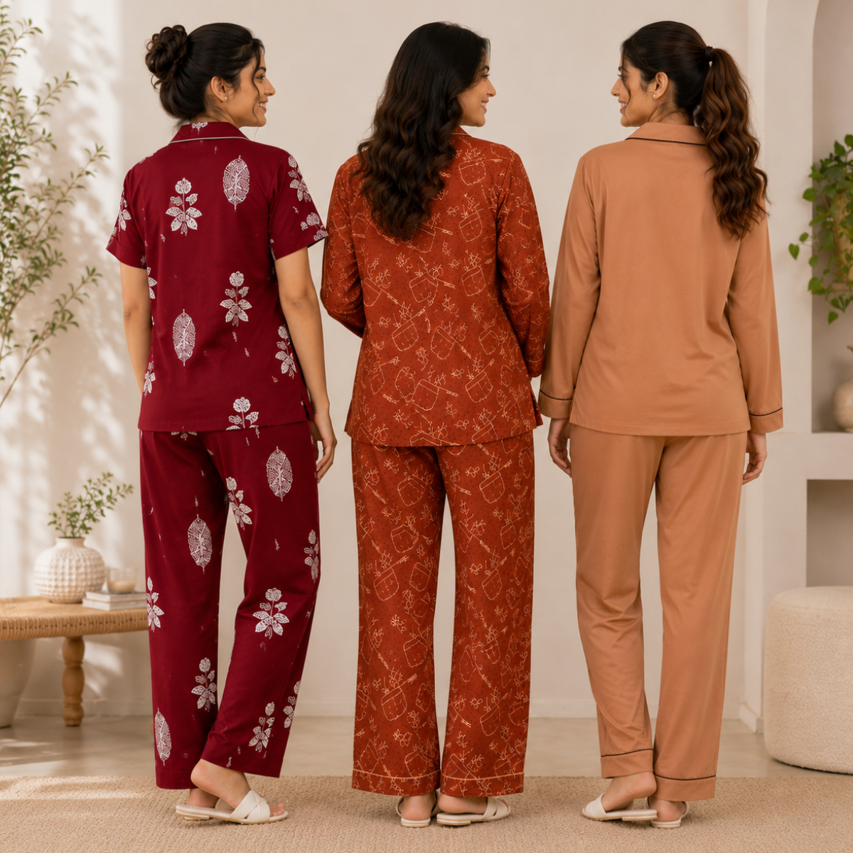 3 Combo Night Suit For Women ( N9 )