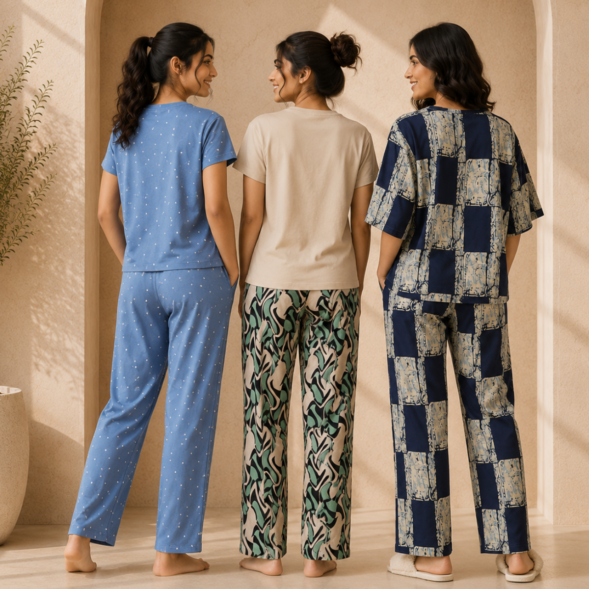 3 Women's Daily Comfort Night Suit ( S9 )