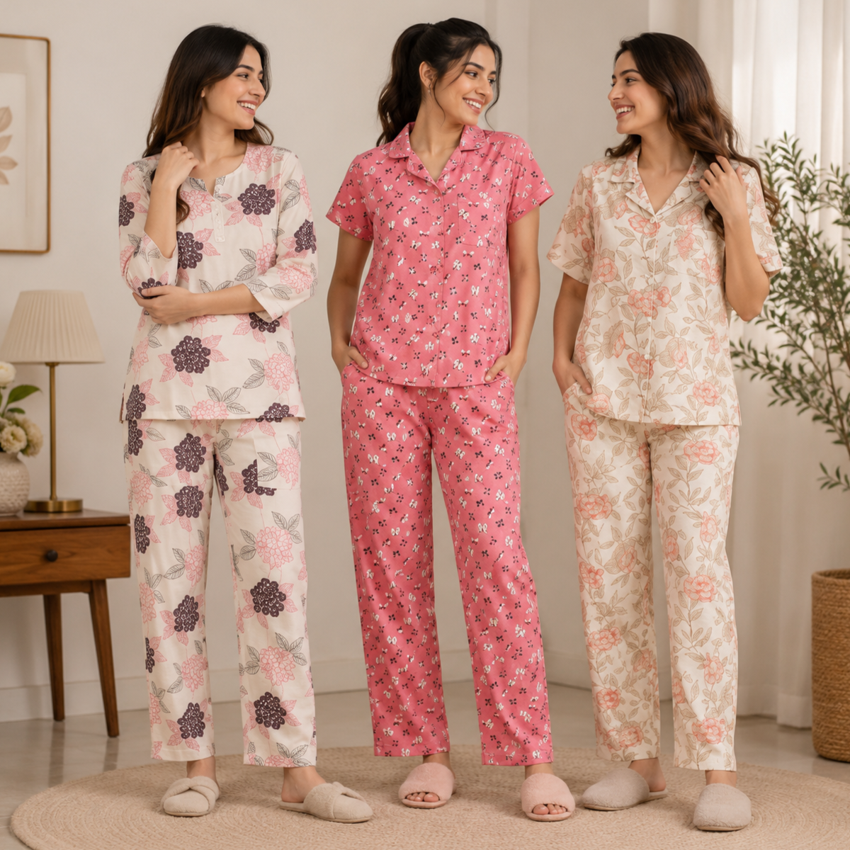 3 Combo Night Suit For Women ( N10 )