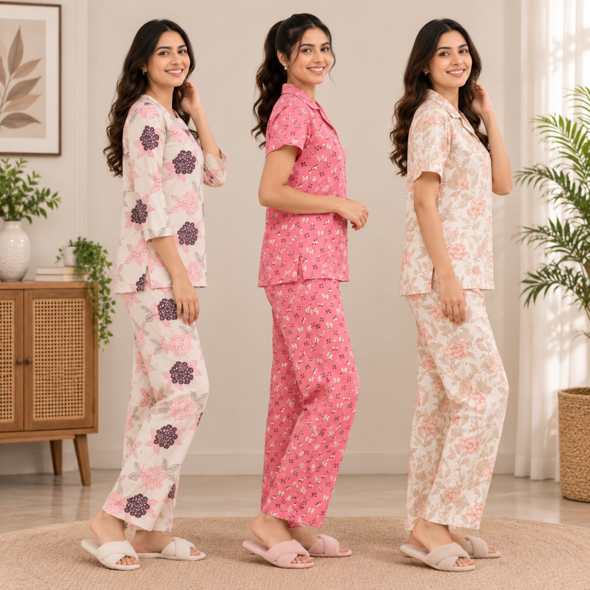 3 Combo Night Suit For Women ( N10 )