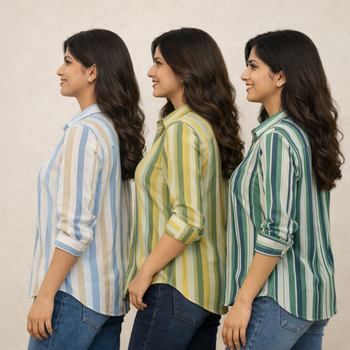 Women's Relaxed Fit Shirts ( S5 )