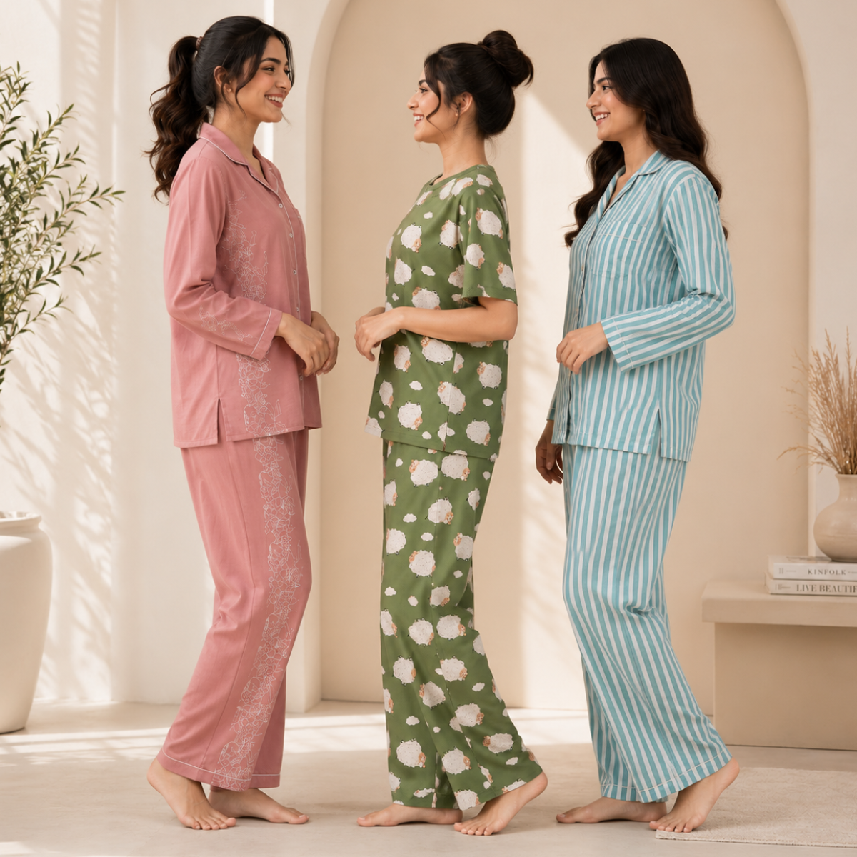 3 Combo Night Suit For Women ( N1 )