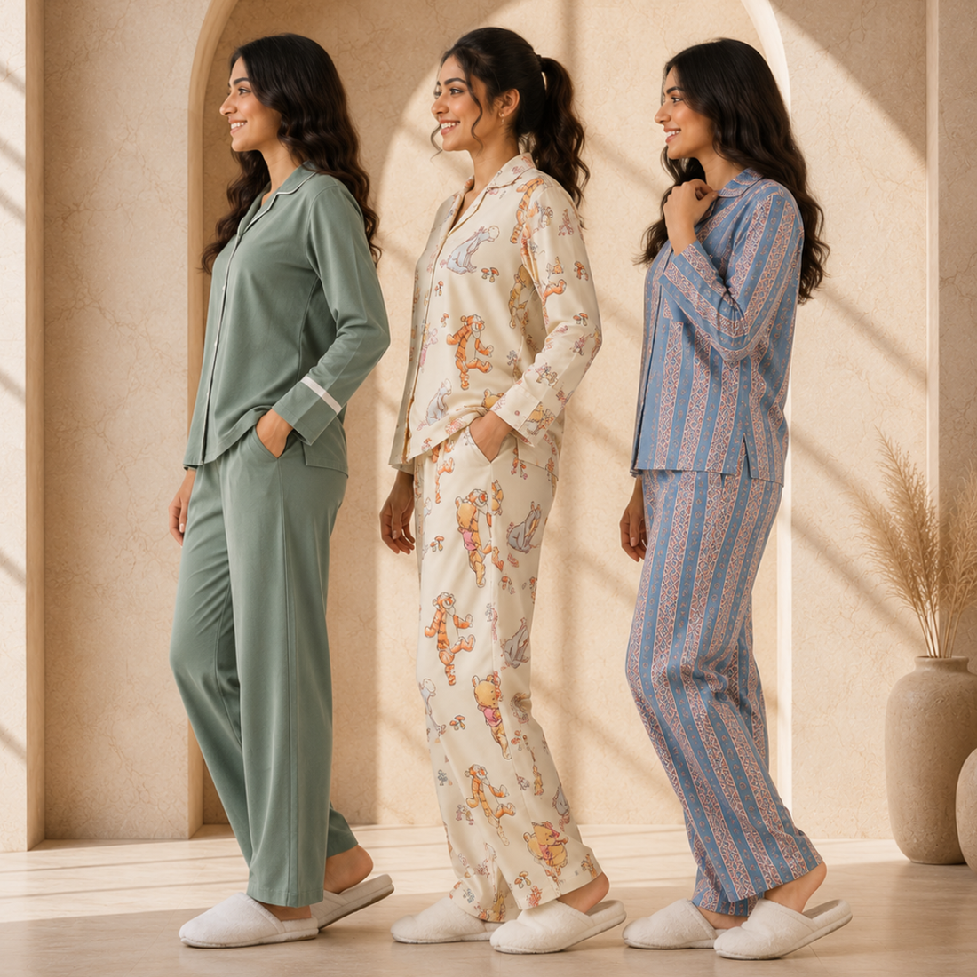 3 Women's Daily Comfort Night Suit ( S1 )