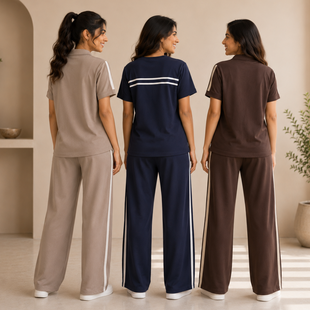 3 Cotton T-Shirt With Bottom (T-10)