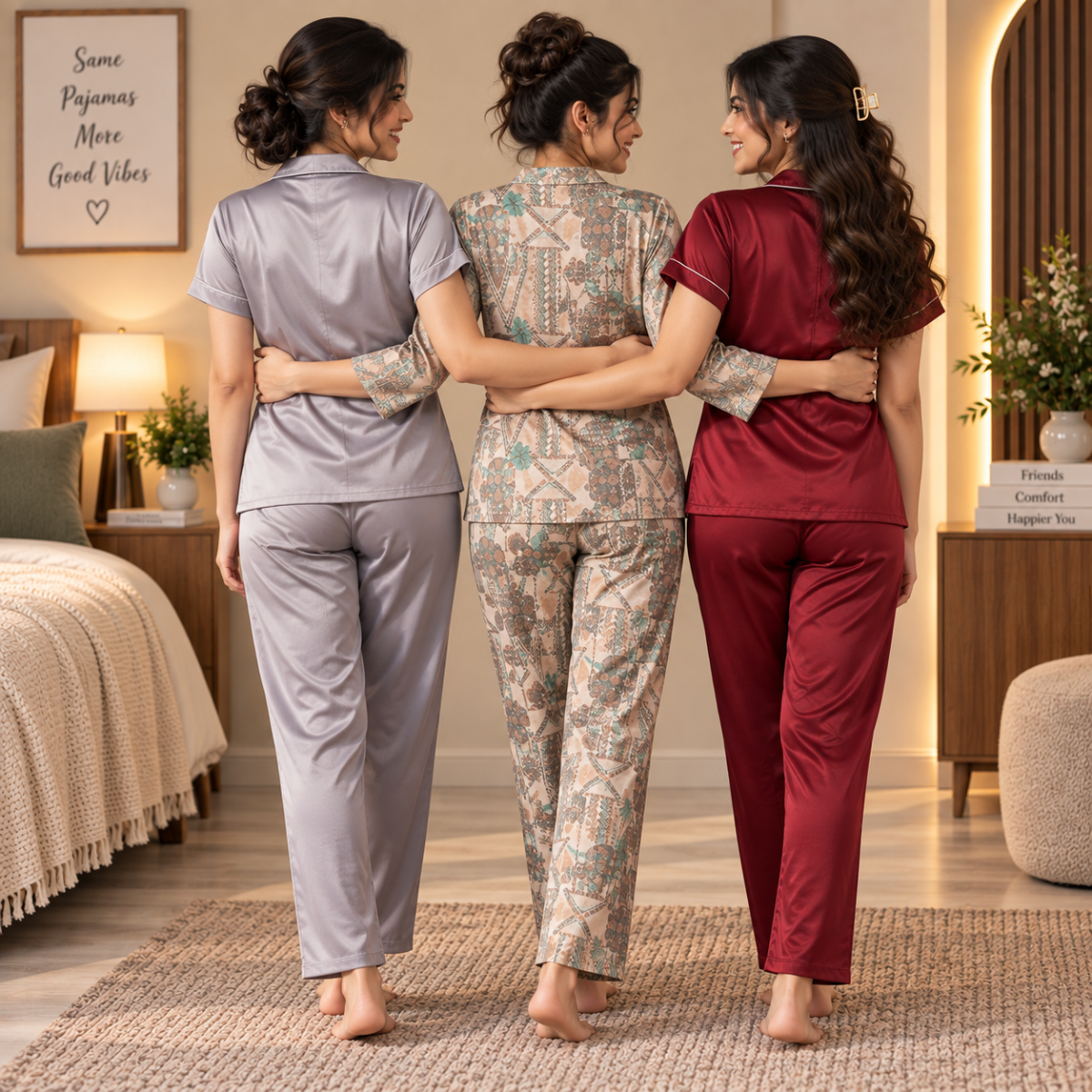 3 Women’s Relaxed Nightwear Set ( NS-9 )
