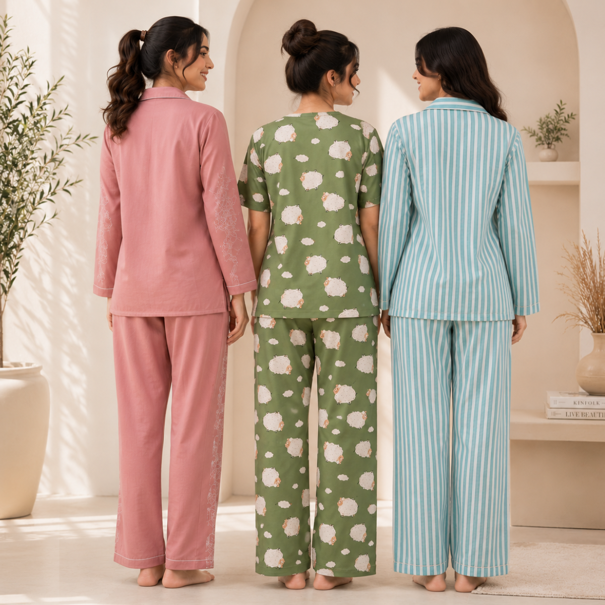 3 Combo Night Suit For Women ( N1 )