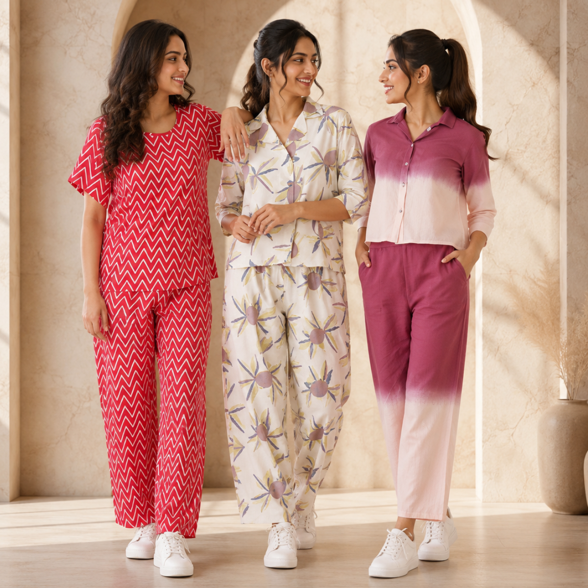 3 Women's Daily Comfort Night Suit ( S2 )