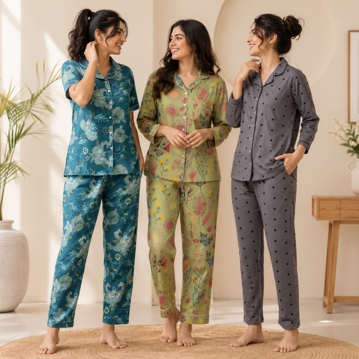 3 Combo Night Suit For Women ( N2 )