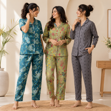 3 Combo Night Suit For Women ( N2 )