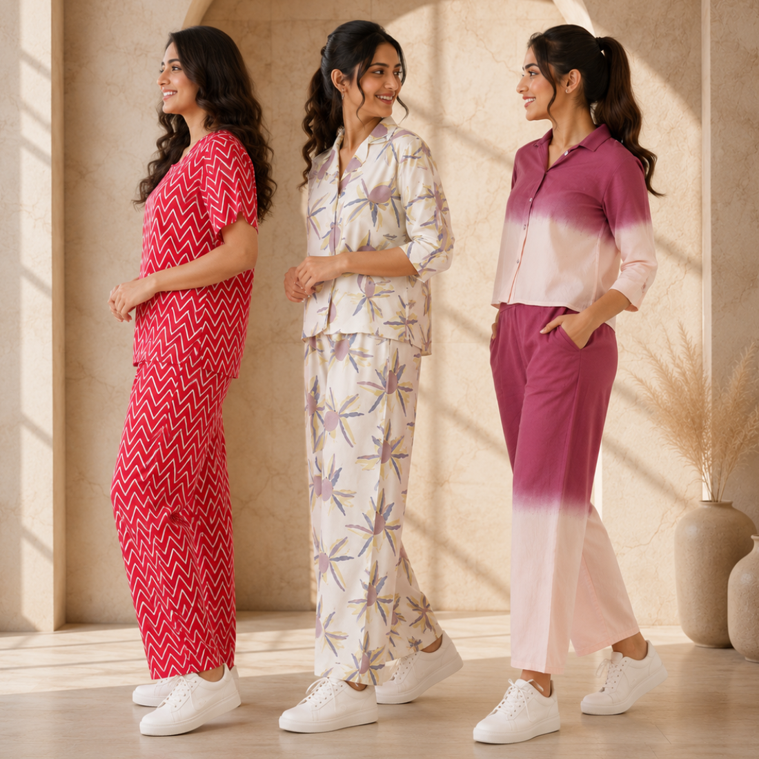 3 Women's Daily Comfort Night Suit ( S2 )