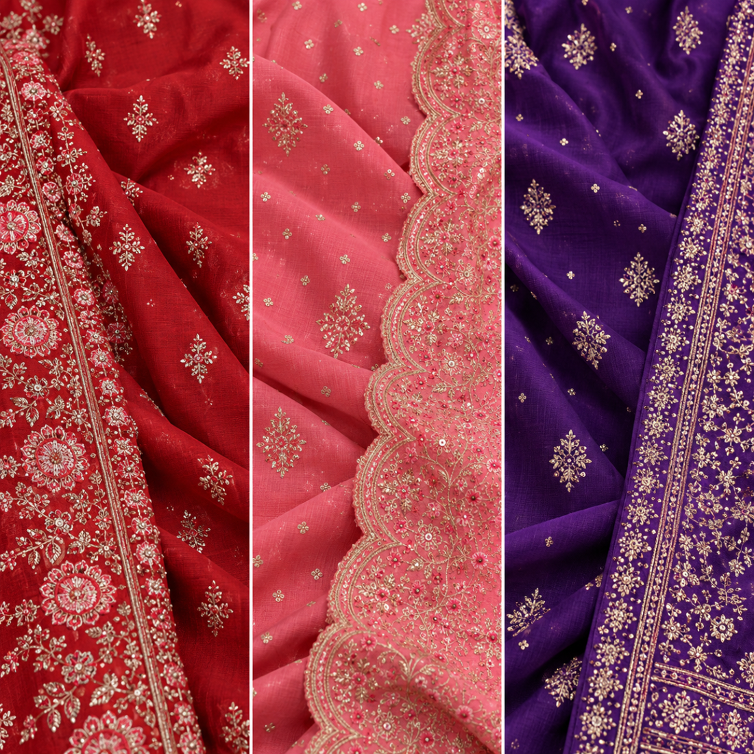 3 Women's Printed Kurta Sets With Dupatta | KS-2