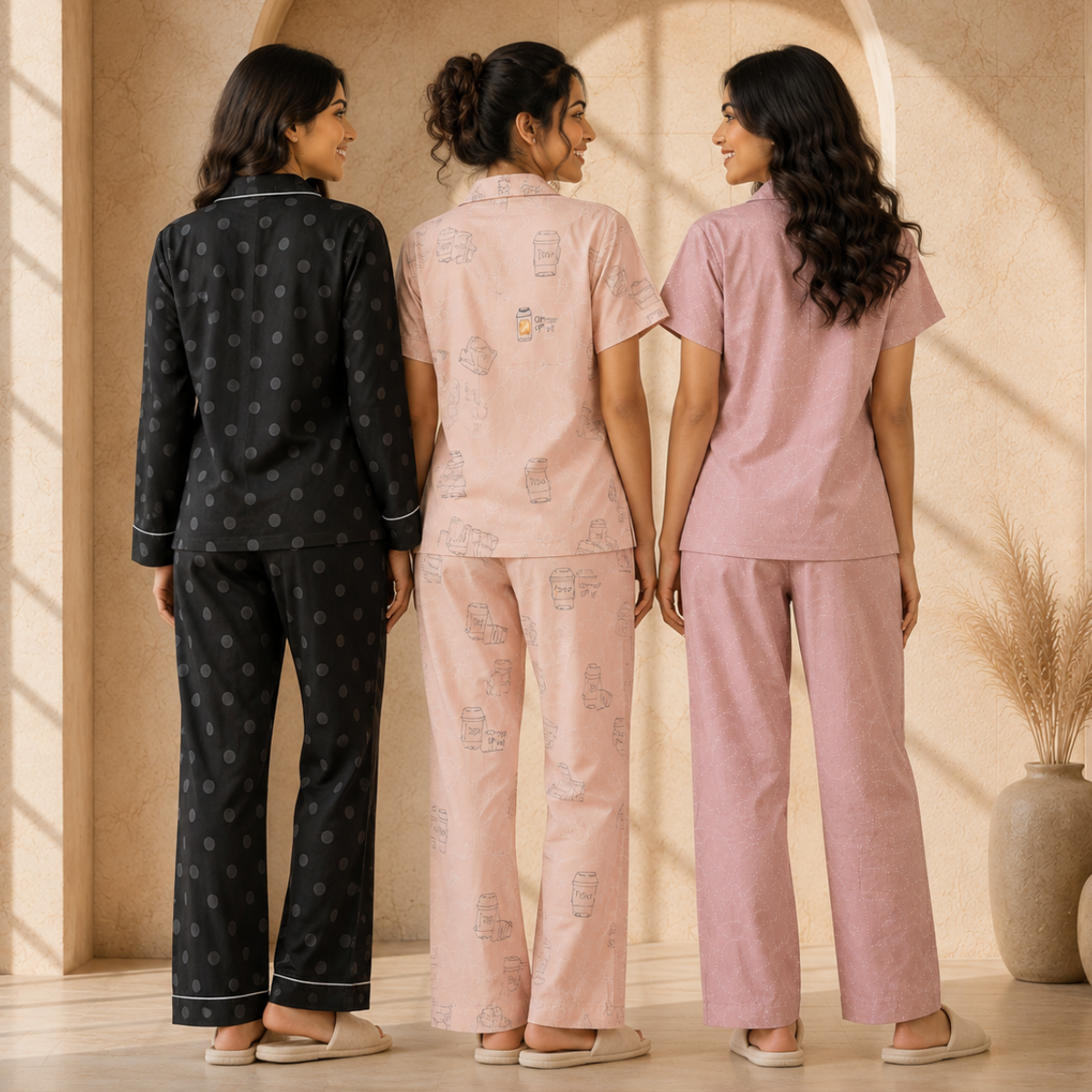 3 Women's Daily Comfort Night Suit ( S3 )