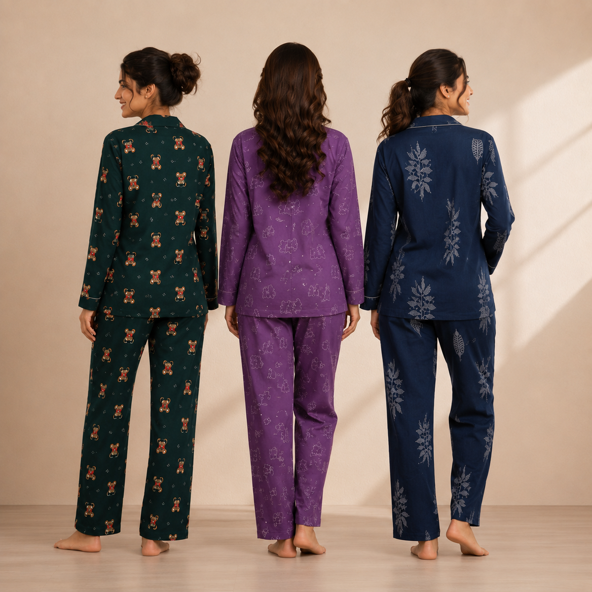 Combo 3 Women's Night Suit | Cotton (N-9)