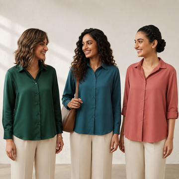 Women's Relaxed Fit Shirts ( S3 )